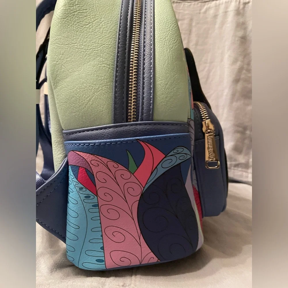 NEW Walt Disney Absolem Caterpillar Mini Backpack Alice in Wonderland Loungefly - Picture 4 of 6